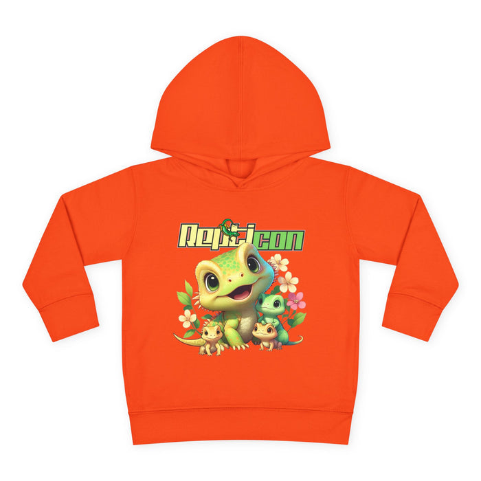 Repticon Toddler Pullover Fleece Hoodie w/ Lizards