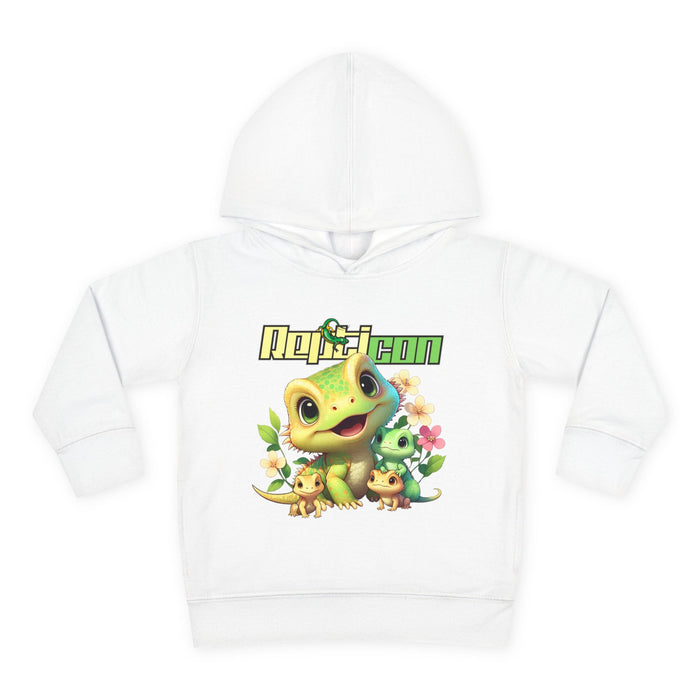 Repticon Toddler Pullover Fleece Hoodie w/ Lizards