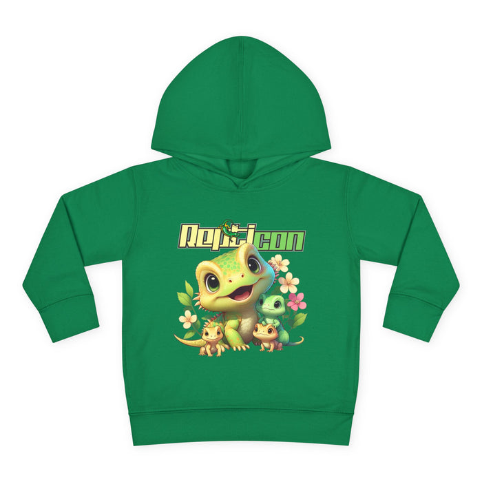 Repticon Toddler Pullover Fleece Hoodie w/ Lizards