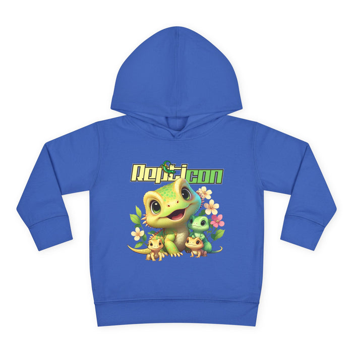 Repticon Toddler Pullover Fleece Hoodie w/ Lizards