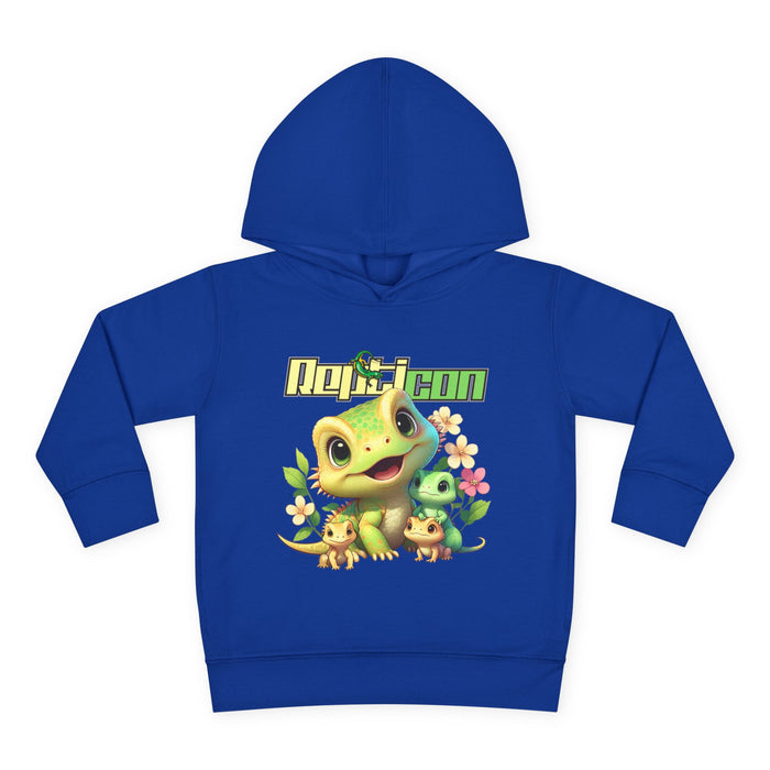 Repticon Toddler Pullover Fleece Hoodie w/ Lizards
