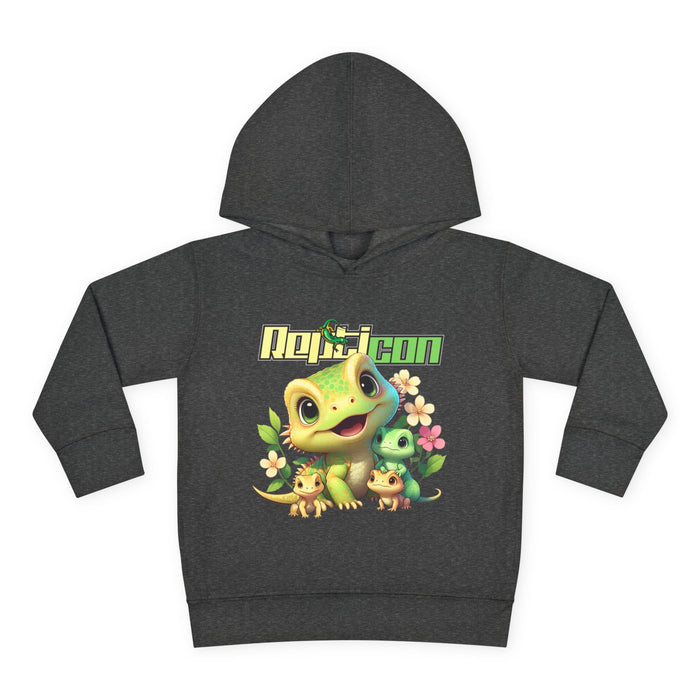 Repticon Toddler Pullover Fleece Hoodie w/ Lizards
