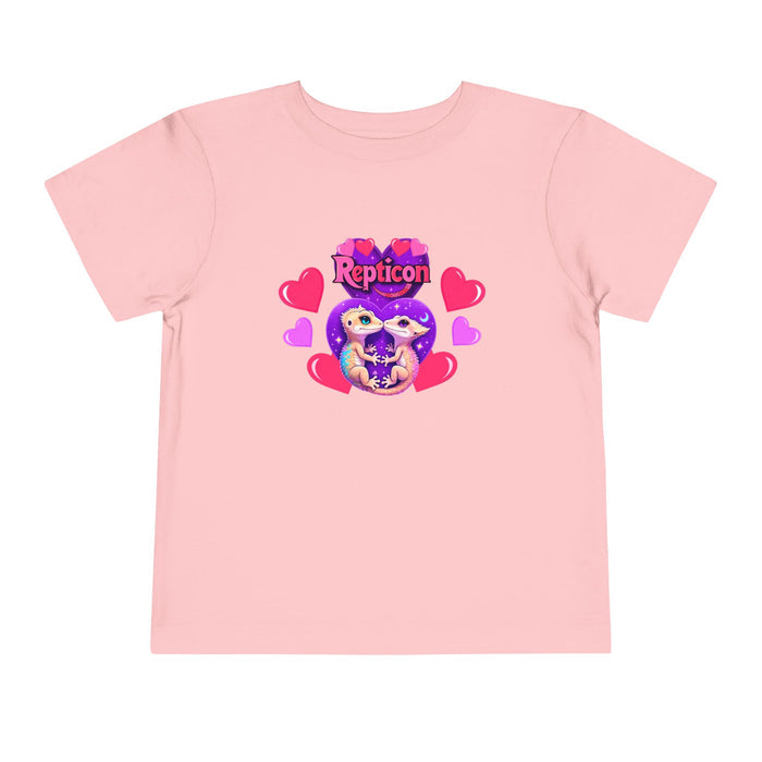 Repticon Toddler Short Sleeve Tee w/ Valentine Crested Geckos