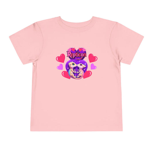 Repticon Toddler Short Sleeve Tee w/ Valentine Crested Geckos