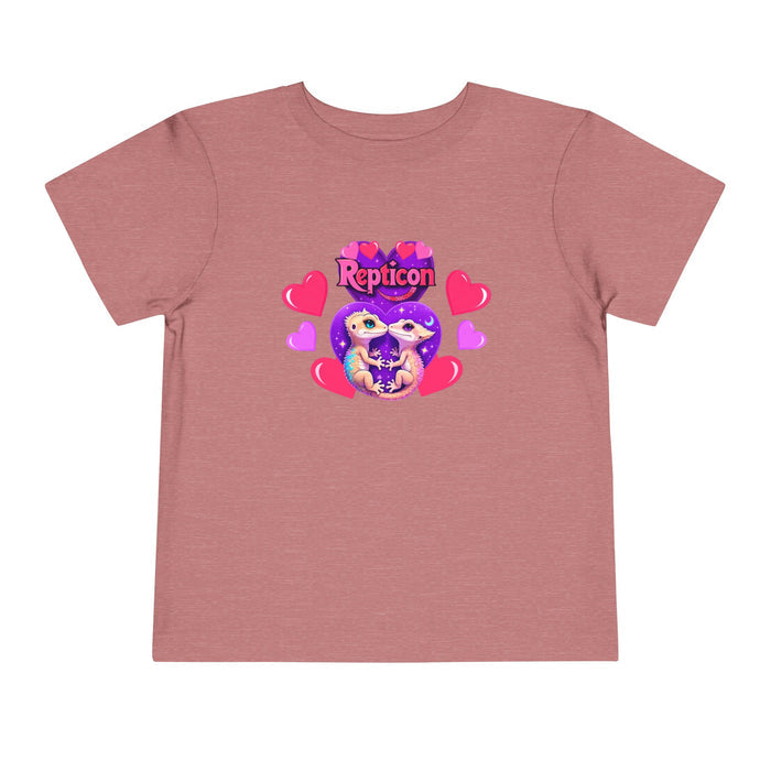 Repticon Toddler Short Sleeve Tee w/ Valentine Crested Geckos