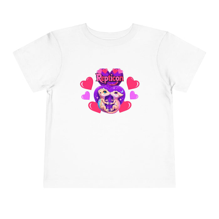 Repticon Toddler Short Sleeve Tee w/ Valentine Crested Geckos
