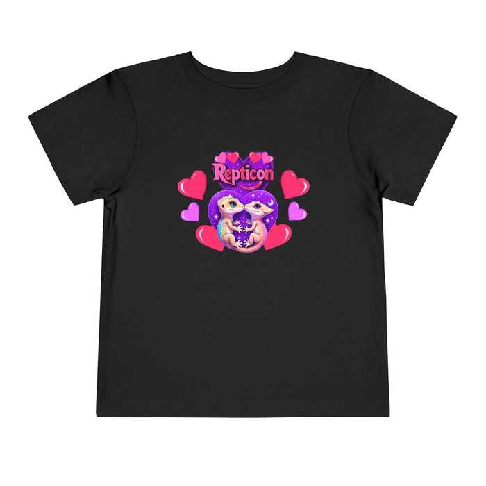 Repticon Toddler Short Sleeve Tee w/ Valentine Crested Geckos