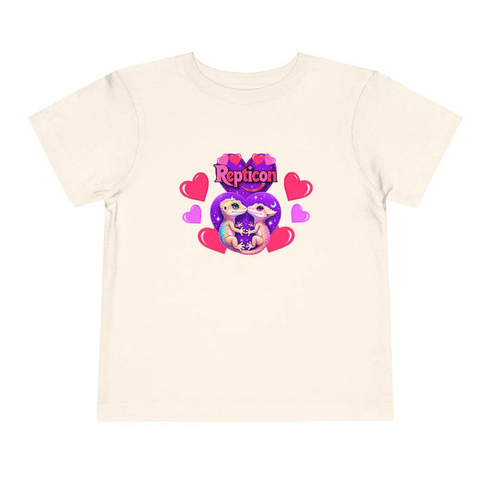 Repticon Toddler Short Sleeve Tee w/ Valentine Crested Geckos
