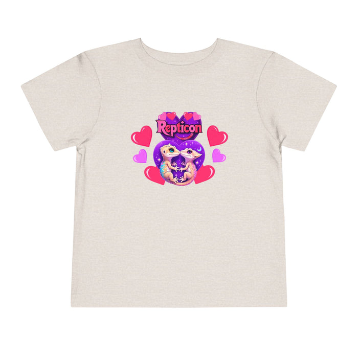 Repticon Toddler Short Sleeve Tee w/ Valentine Crested Geckos