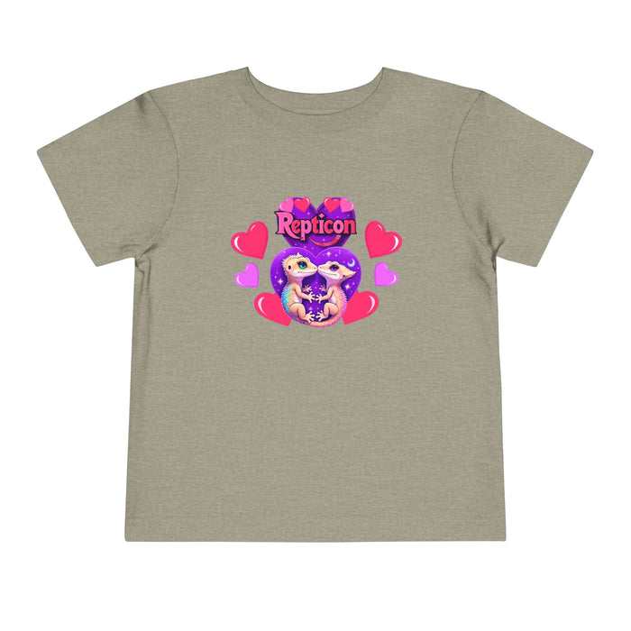 Repticon Toddler Short Sleeve Tee w/ Valentine Crested Geckos