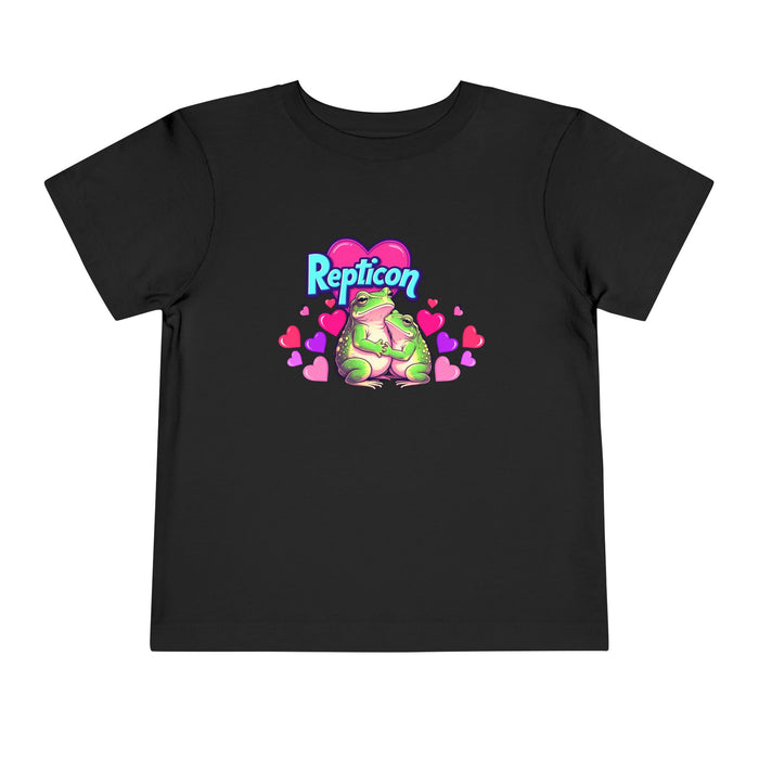 Repticon Toddler Short Sleeve Tee w/ Valentine Frogs