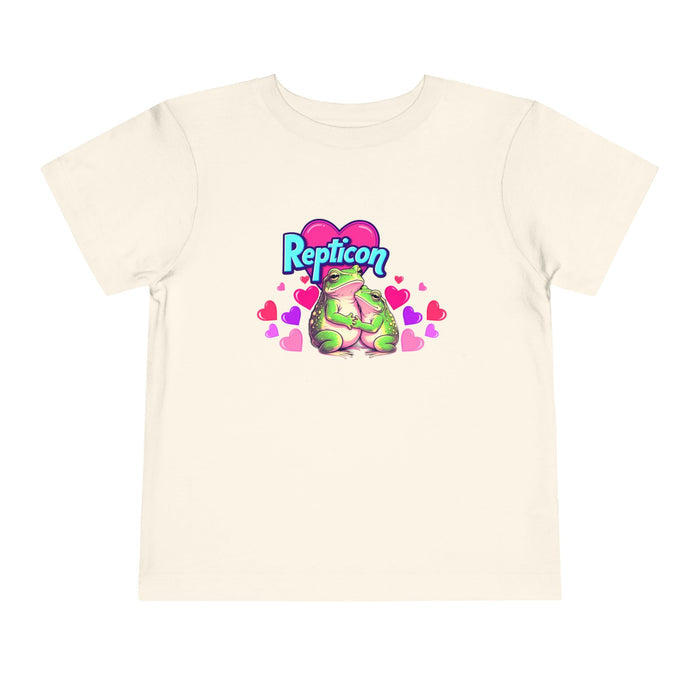 Repticon Toddler Short Sleeve Tee w/ Valentine Frogs