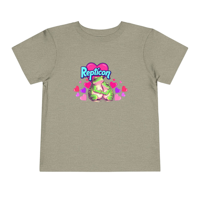 Repticon Toddler Short Sleeve Tee w/ Valentine Frogs