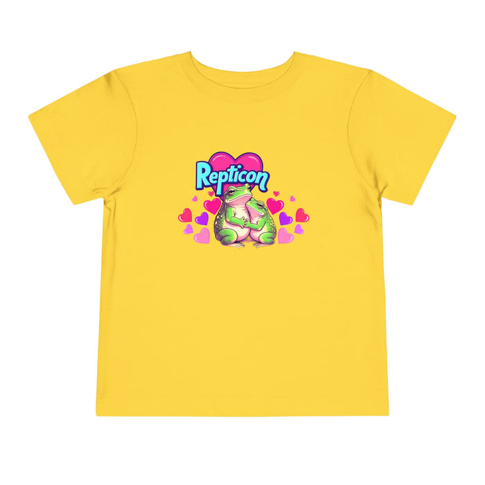 Repticon Toddler Short Sleeve Tee w/ Valentine Frogs