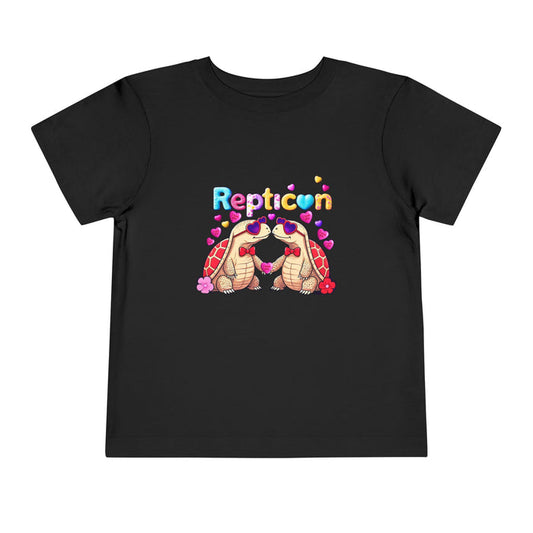 Repticon Toddler Short Sleeve Tee w/ Valentine Tortoises
