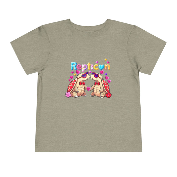 Repticon Toddler Short Sleeve Tee w/ Valentine Tortoises