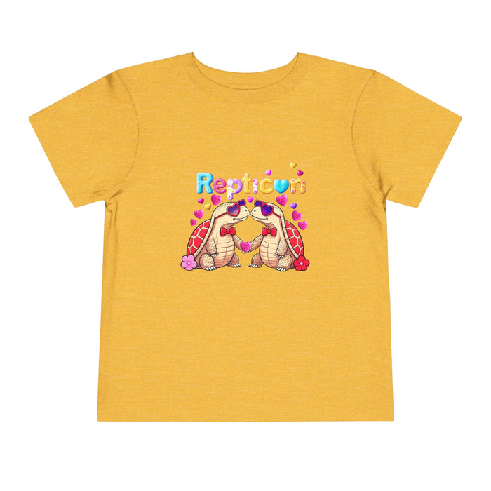 Repticon Toddler Short Sleeve Tee w/ Valentine Tortoises