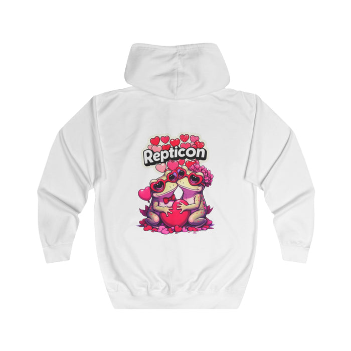 Repticon Unisex Full Zip Hoodie w/ Valentine Toads