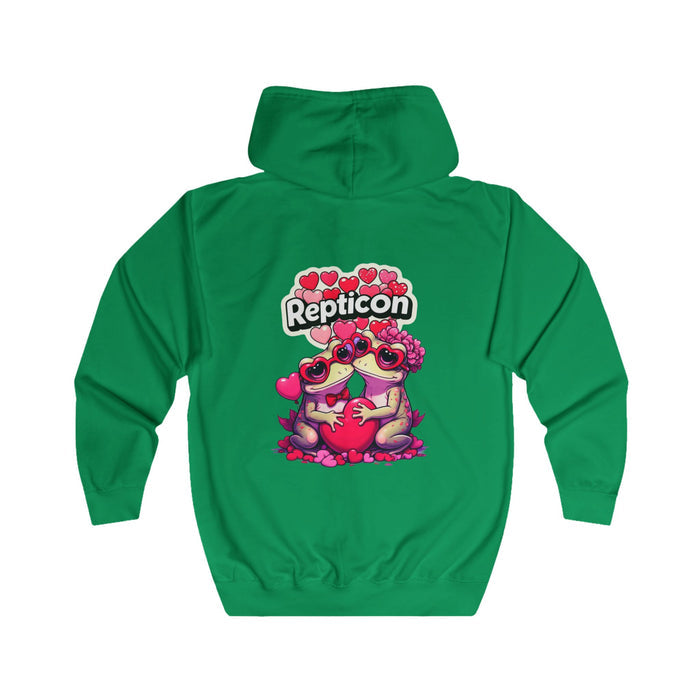 Repticon Unisex Full Zip Hoodie w/ Valentine Toads