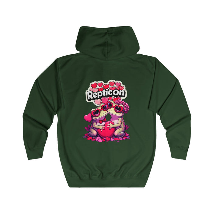 Repticon Unisex Full Zip Hoodie w/ Valentine Toads