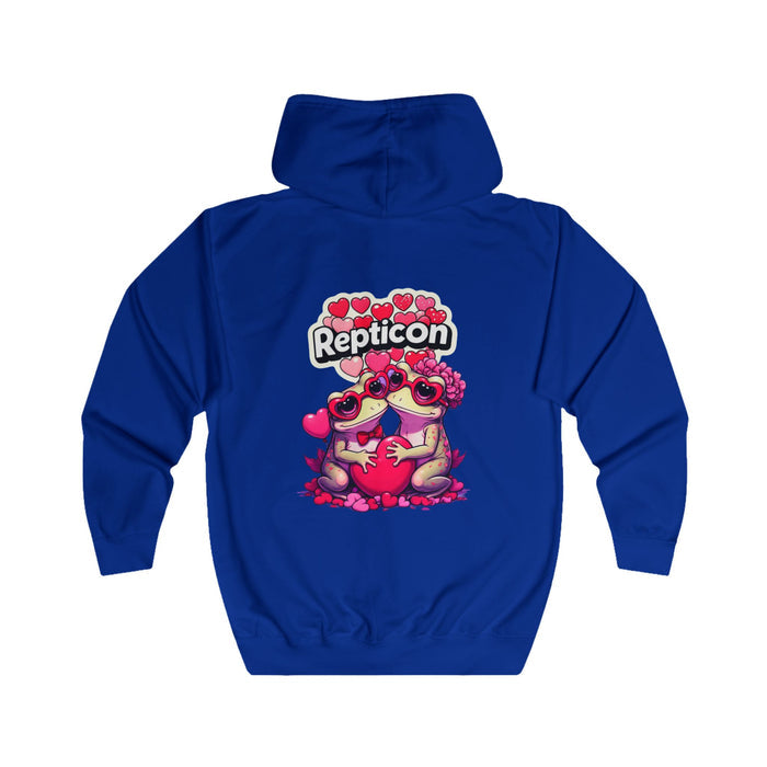 Repticon Unisex Full Zip Hoodie w/ Valentine Toads