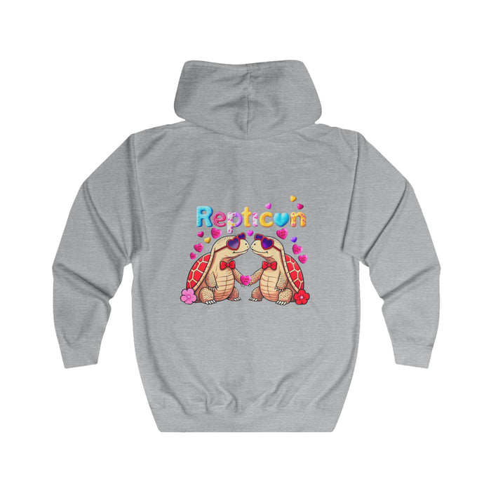 Repticon Unisex Full Zip Hoodie w/ Valentine Tortoises