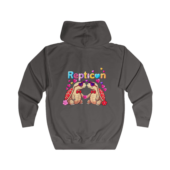 Repticon Unisex Full Zip Hoodie w/ Valentine Tortoises