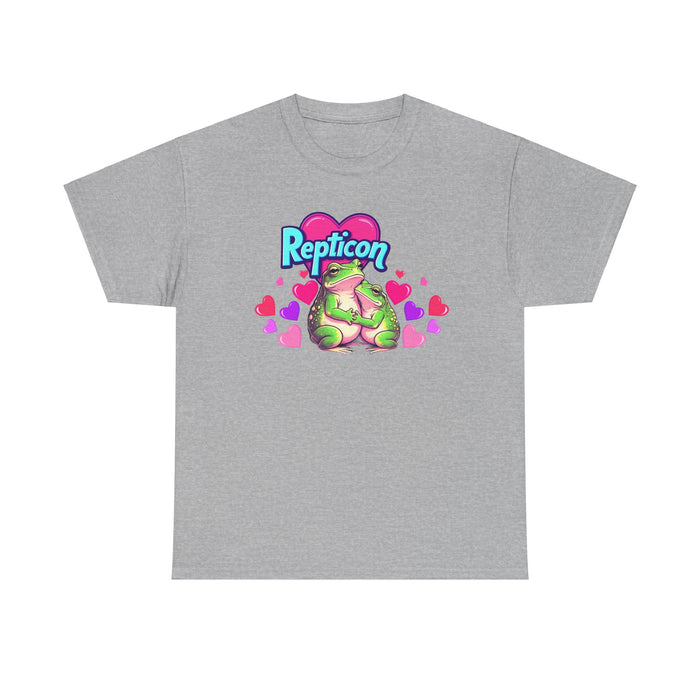 Repticon Unisex Heavy Cotton Tee w/ Valentine Frogs
