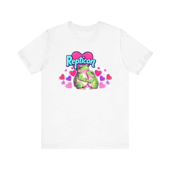 Repticon Unisex Jersey Short Sleeve Tee w/ Valentine Frogs