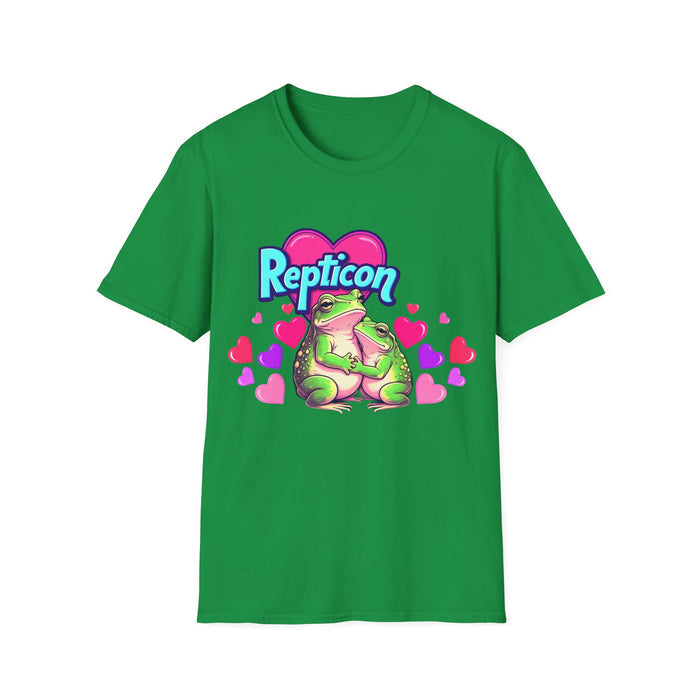 Repticon Unisex Softstyle T-Shirt w/ Valentine Frogs