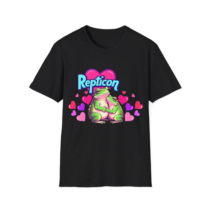 Repticon Unisex Softstyle T-Shirt w/ Valentine Frogs