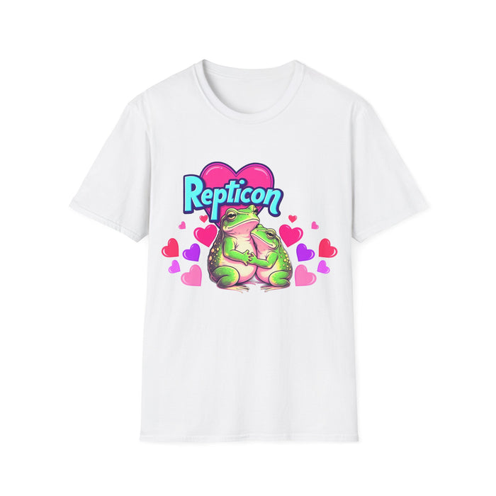 Repticon Unisex Softstyle T-Shirt w/ Valentine Frogs