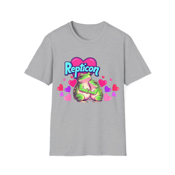 Repticon Unisex Softstyle T-Shirt w/ Valentine Frogs