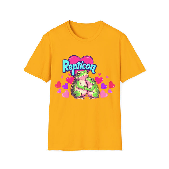 Repticon Unisex Softstyle T-Shirt w/ Valentine Frogs
