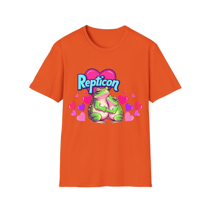 Repticon Unisex Softstyle T-Shirt w/ Valentine Frogs