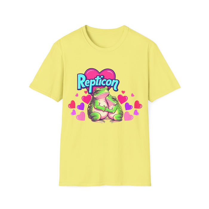 Repticon Unisex Softstyle T-Shirt w/ Valentine Frogs