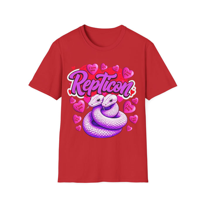 Repticon Unisex Softstyle T-Shirt w/ Valentine Snakes