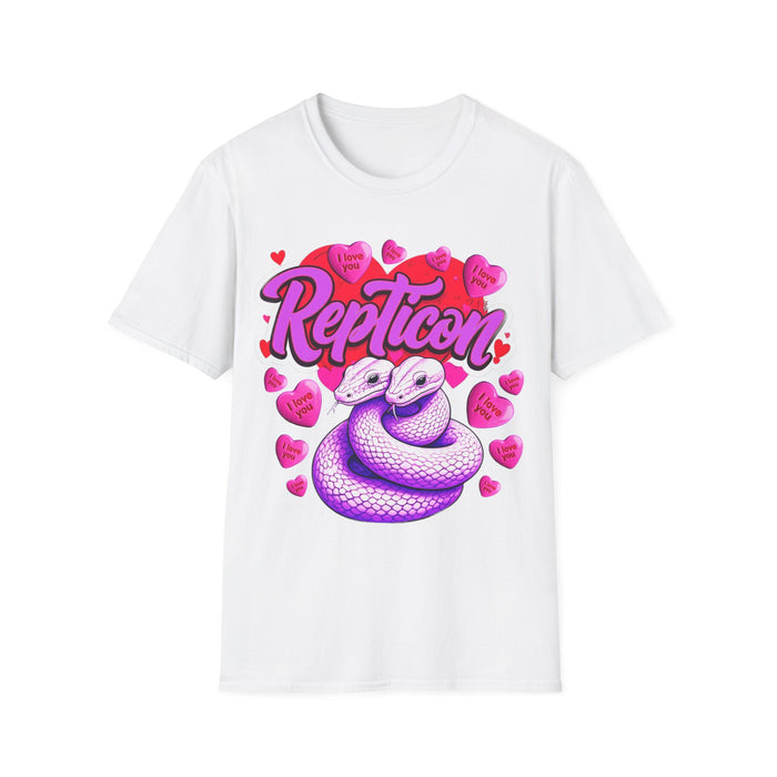 Repticon Unisex Softstyle T-Shirt w/ Valentine Snakes