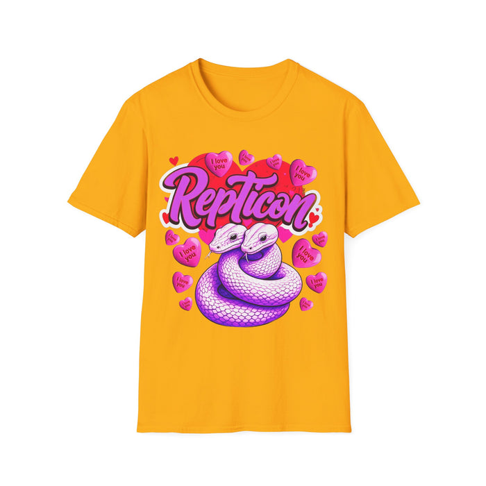 Repticon Unisex Softstyle T-Shirt w/ Valentine Snakes