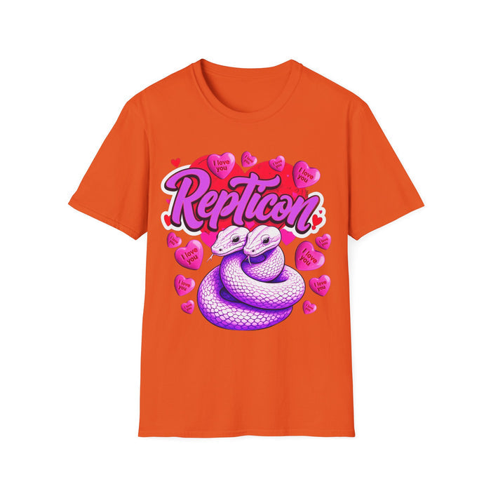 Repticon Unisex Softstyle T-Shirt w/ Valentine Snakes