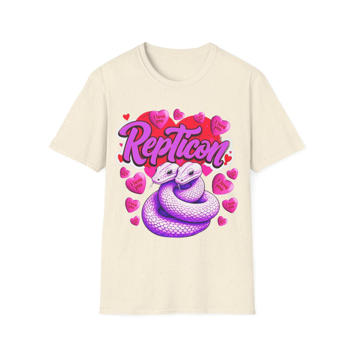 Repticon Unisex Softstyle T-Shirt w/ Valentine Snakes