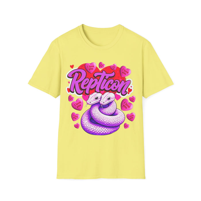 Repticon Unisex Softstyle T-Shirt w/ Valentine Snakes