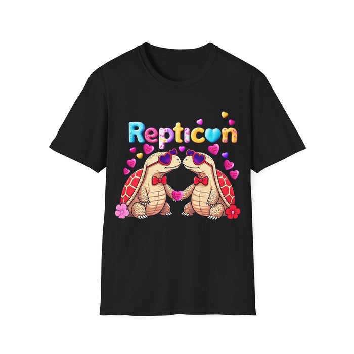 Repticon Unisex Softstyle T-Shirt w/ Valentine Tortoises