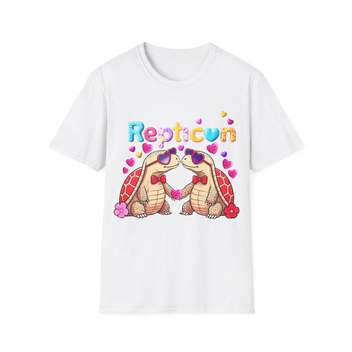 Repticon Unisex Softstyle T-Shirt w/ Valentine Tortoises