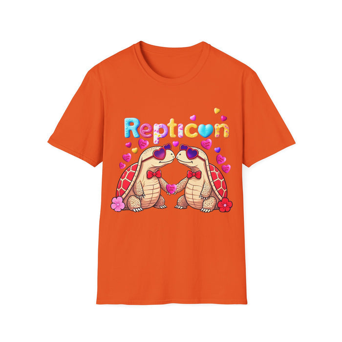Repticon Unisex Softstyle T-Shirt w/ Valentine Tortoises