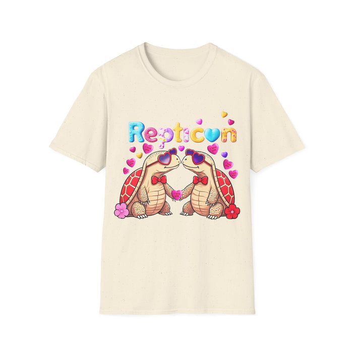 Repticon Unisex Softstyle T-Shirt w/ Valentine Tortoises