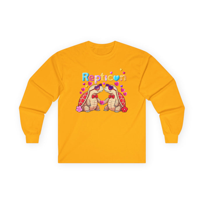 Repticon Unisex Ultra Cotton Long Sleeve Tee w/ Valentine Tortoises