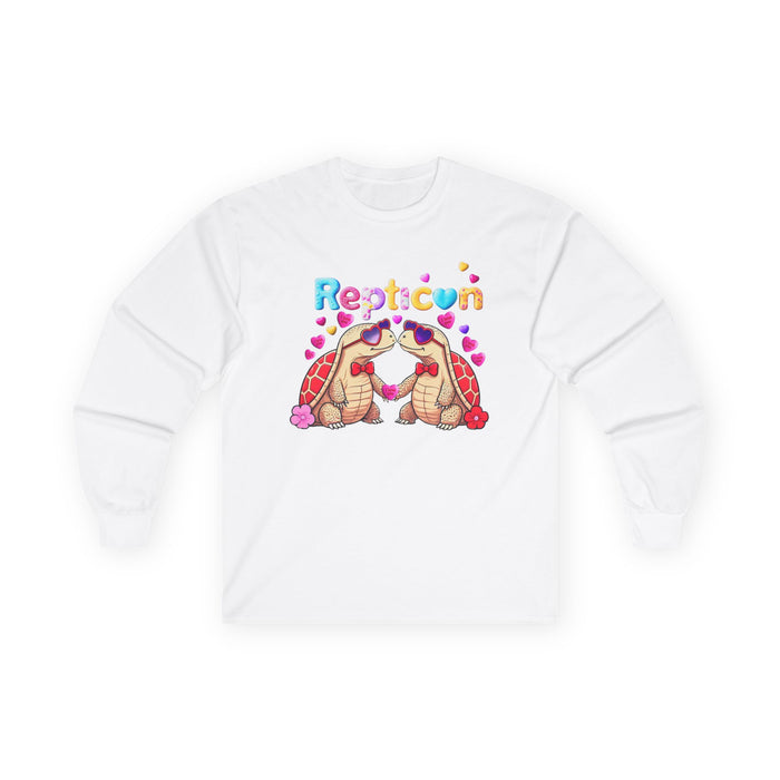 Repticon Unisex Ultra Cotton Long Sleeve Tee w/ Valentine Tortoises