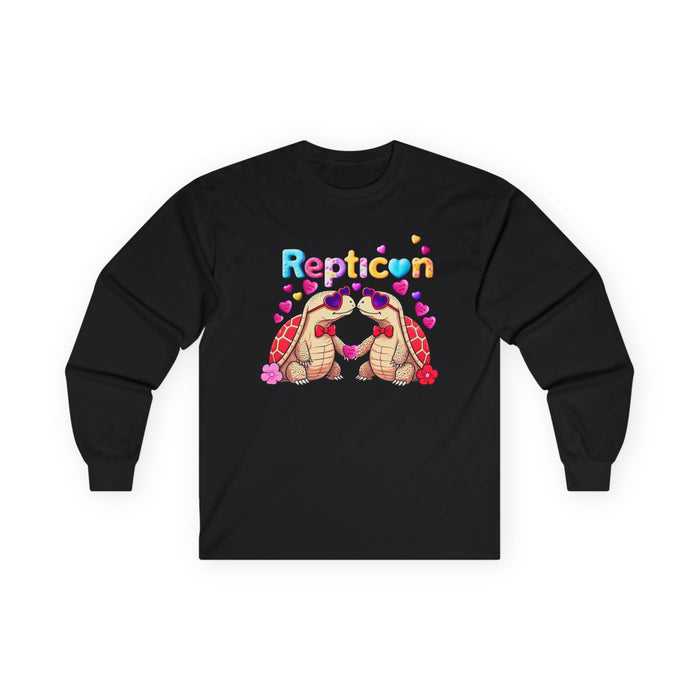 Repticon Unisex Ultra Cotton Long Sleeve Tee w/ Valentine Tortoises