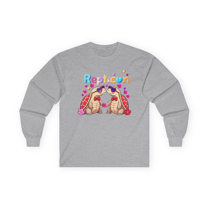 Repticon Unisex Ultra Cotton Long Sleeve Tee w/ Valentine Tortoises